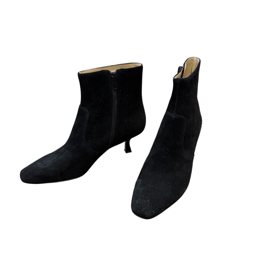 Ann Taylor Classic Black Ankle Booties